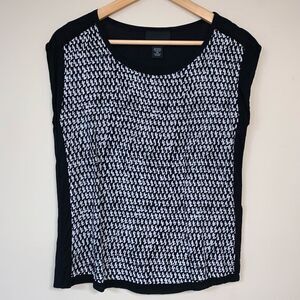 Cynthia Rowley Blouse Women’s XS Lightweight Geometric Print Shirt Relaxed Top